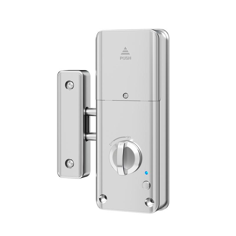 Invisible Smart Card Swipe Remote Control Door Lock - No Drilling Required for Indoor Wooden Doors