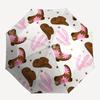 1pc Cowboy Boots and Cacti Pattern Umbrella with Plastic Handle,Compact & Stylish,Cartoon Pattern,Outdoor UmbrellaPT482