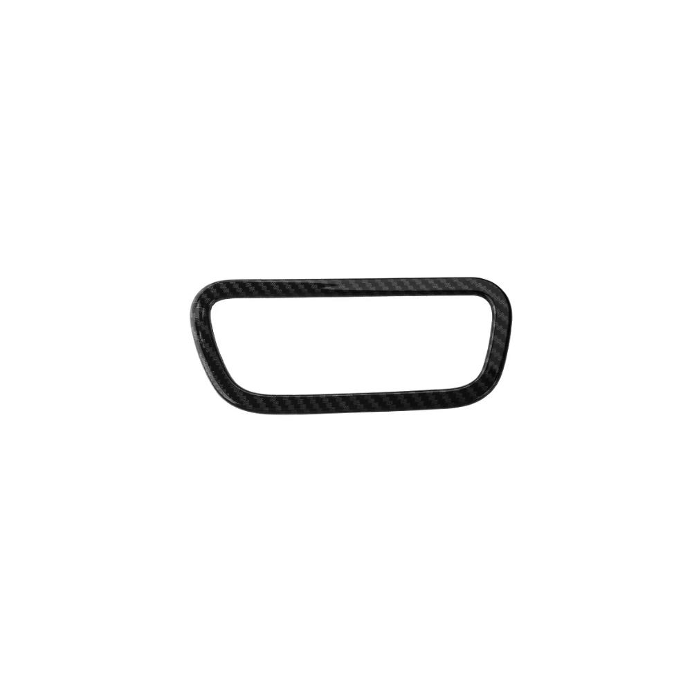 For Kia SELTOS 2026-2026 Car Turning Carbon Fiber Front Upper Headlight Adjustment Cover Trim Interior Accessories LHD