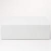 MUJI Recycled Polypropylene Small Item Storage 2 White 26cm W x 37cm D x 12cm 84799624 Case, Medium, Drawers, Gray, Approx. H,