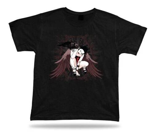 Birthday Gift Idea Witch Crow Fallen Angel Sexy Ladies Emblem T-Shirt 3XL