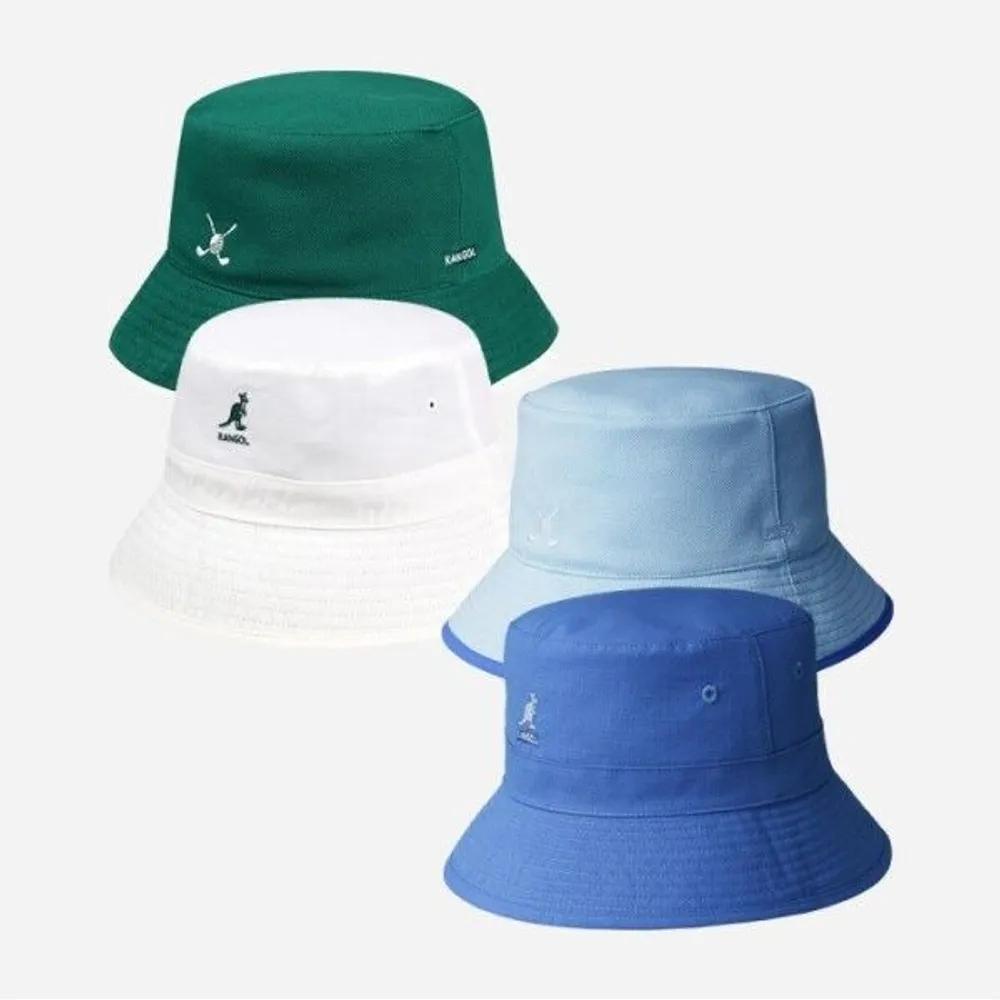 KANGOL Golf Reversible Bucket Hat LT BLUE