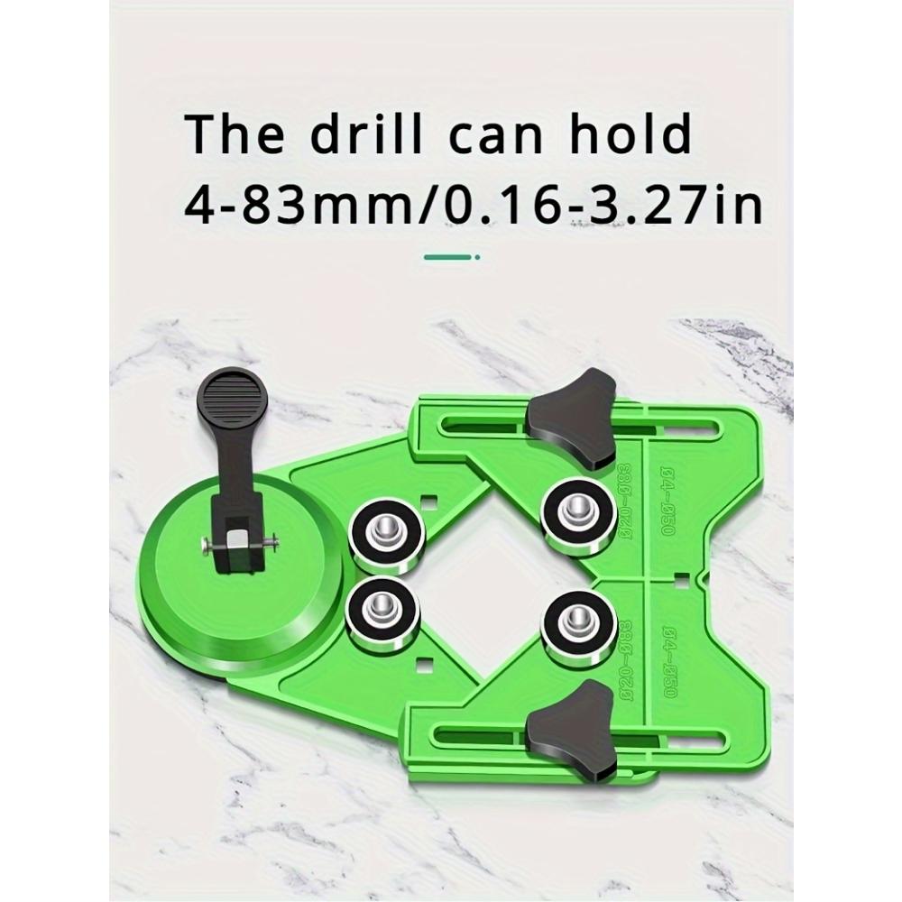 Tile hole locator, glass, marble hole locator, tile chamfering tool, suction cup fixed hole locator, drill hole locator