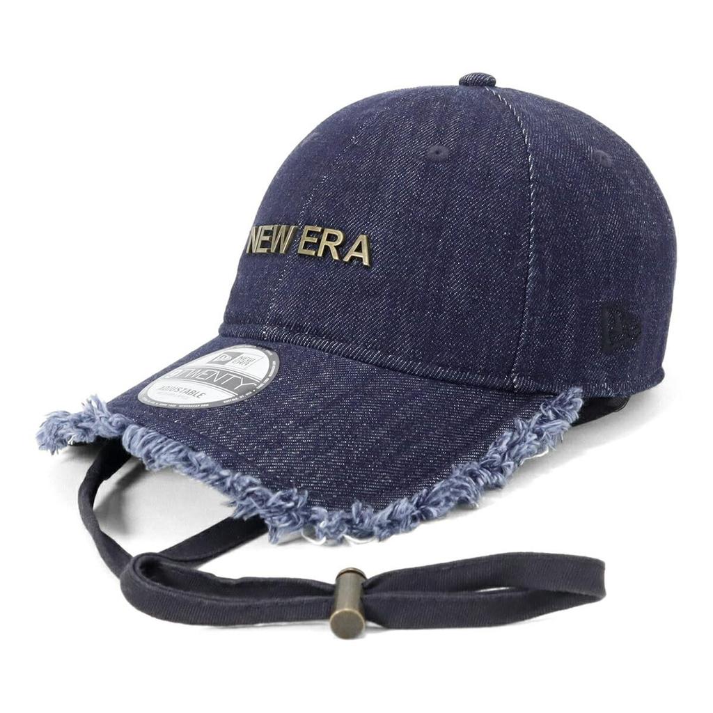 Boné New Era 9TWENTY Cortado Denim Logotipo Metal Marinho 920 CORD STR CORTADO LOGOTIPO METAL IND M/L