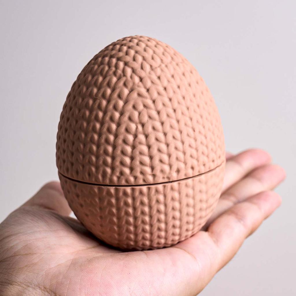 3D Knitting Yarn Egg Candle Jar Silicone Mold DIY Easter Ornaments Making Plaster Resin Storage Box Flowerpot Molds Craft Gifts