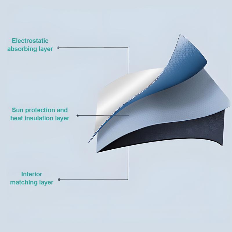 For BYD Atto 3 Accessories 2024 2025 SC2E Yuan Plus Roof Car Shades Electrostatic Adsorption Skylight Camping Shading