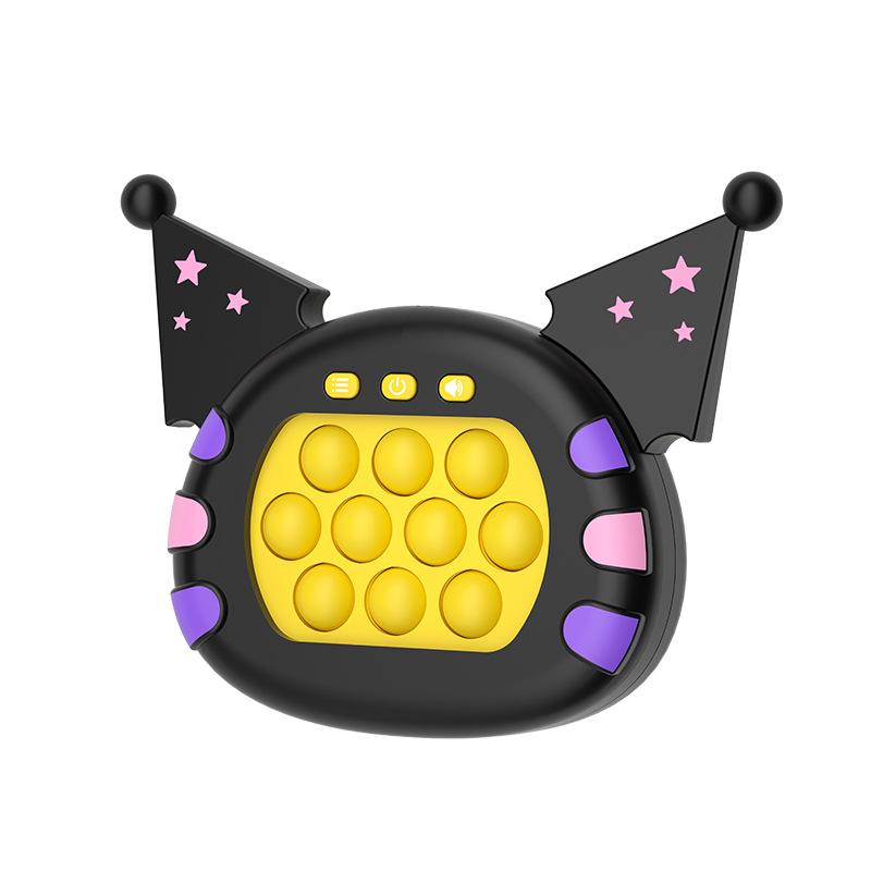 

Подарок на Хэллоуин, сенсорные игрушки с быстрым нажатием и пузырьками, экологически чистый силиконовый игровой автомат, подходящий для взрослых и детей, подарок на день рождения чёрный