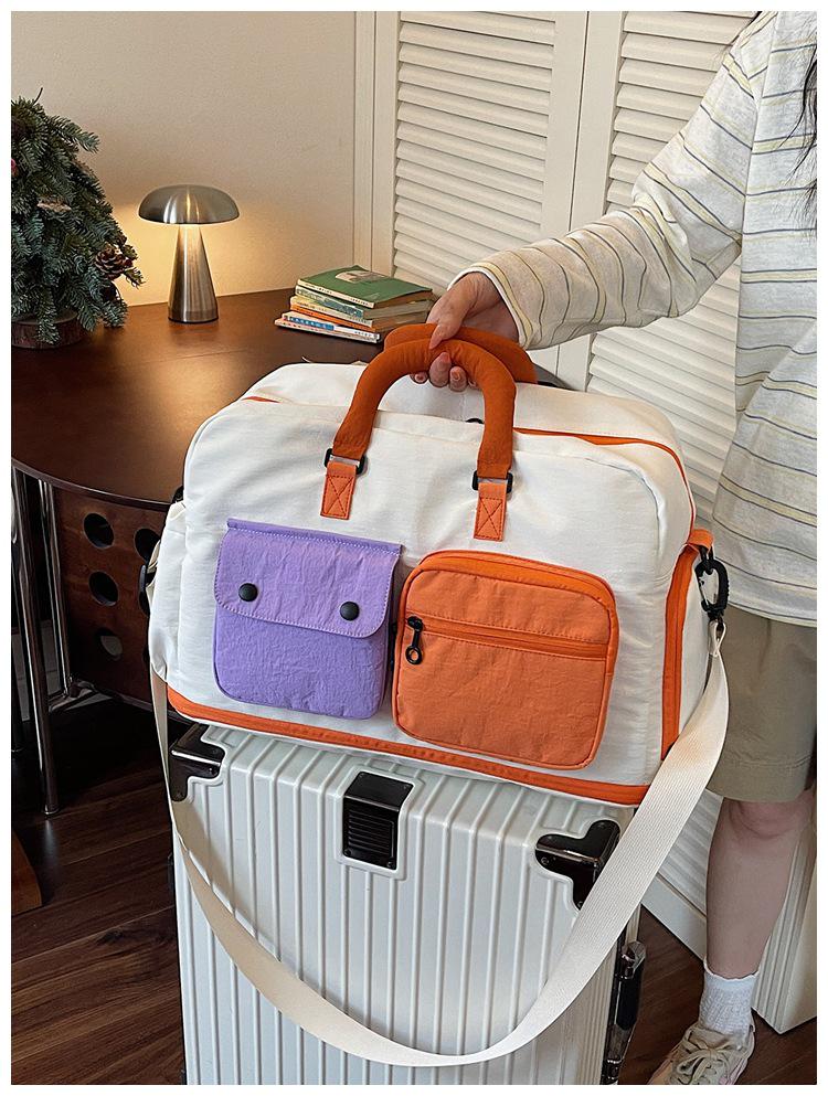 Korean Style Travel Bag - Large Capacity, Dry & Wet Separation, Ins Yoga & Swimming Storage for Short Trips