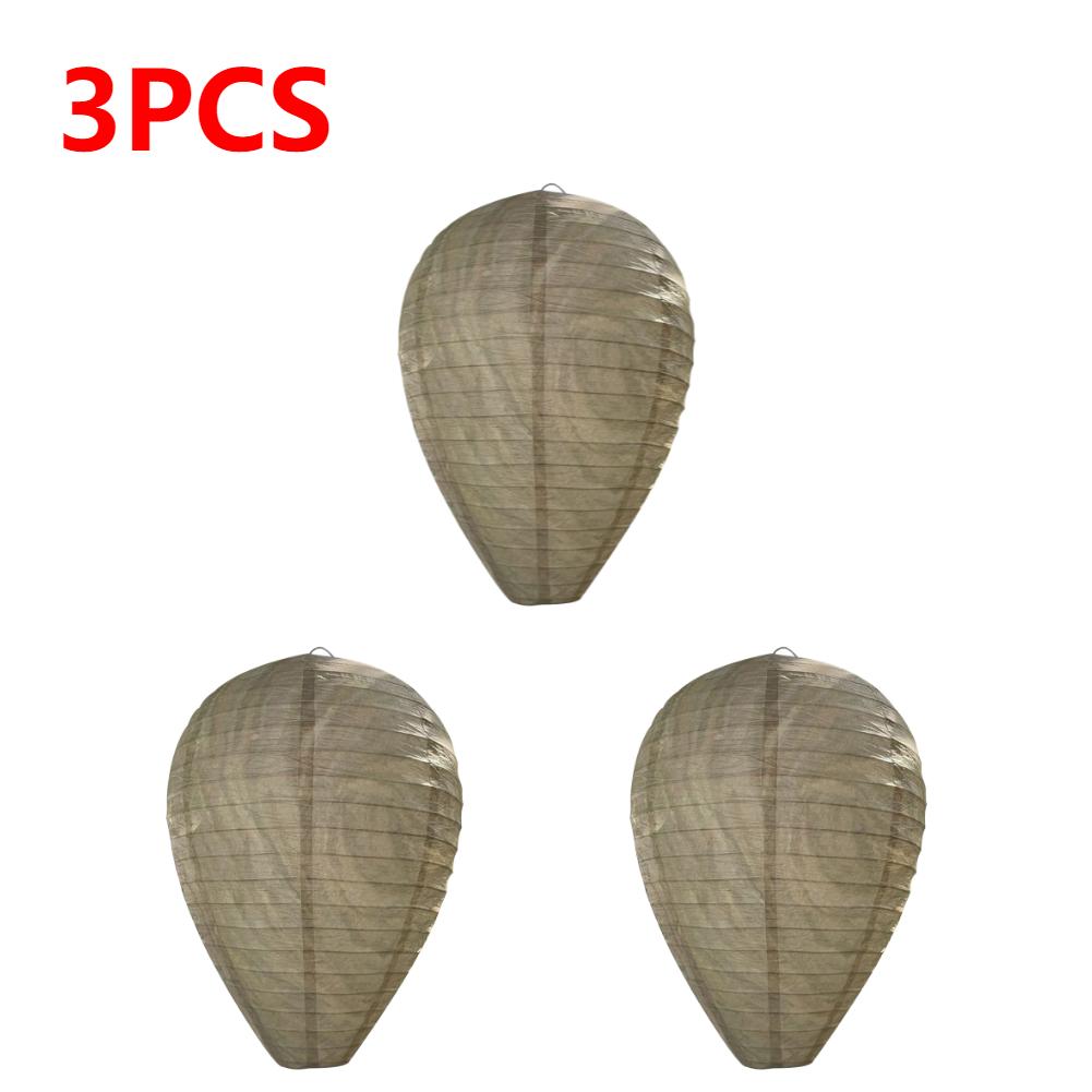 1-10PCS Hanging Wasp Nest Decoy Outdoor Waterproof Fake Wasp Nest Decoy Nest Decoy Hornets Plastic Insects Paper Drive Beehive