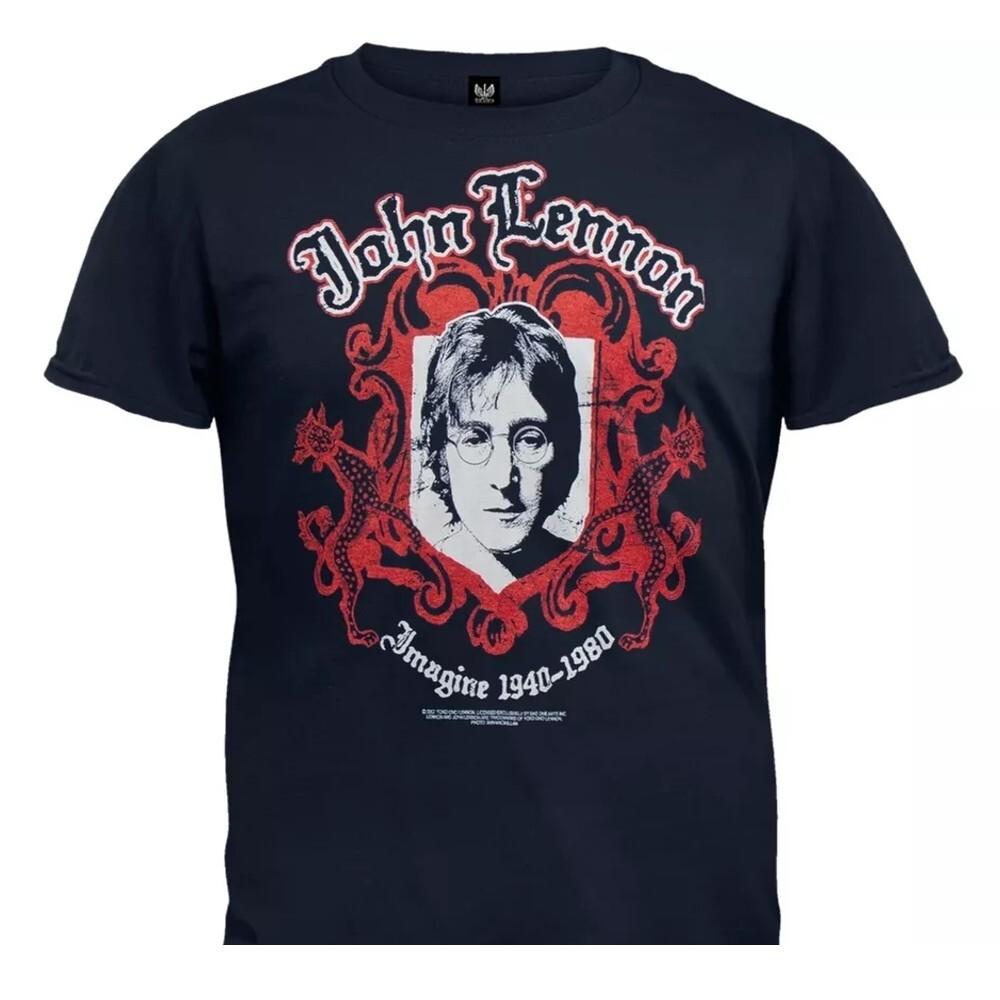 John Lennon Crest T-Shirt Medium XXL