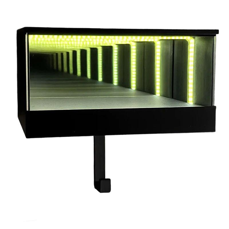 LED Işıklı Garaj Anahtarlığı Araba Tutkunu Anahtarlığı LED Sonsuzluk Aynalı Anahtarlık Araba Severlere Hediye Girişler İçin Kolay 1 Adet