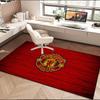 1PC rug Football Manchester Crest Carpet, Chair Rug,Area Rug for Office Bedroom living rooms bedroom, Doormat decor Christmas fan gifts