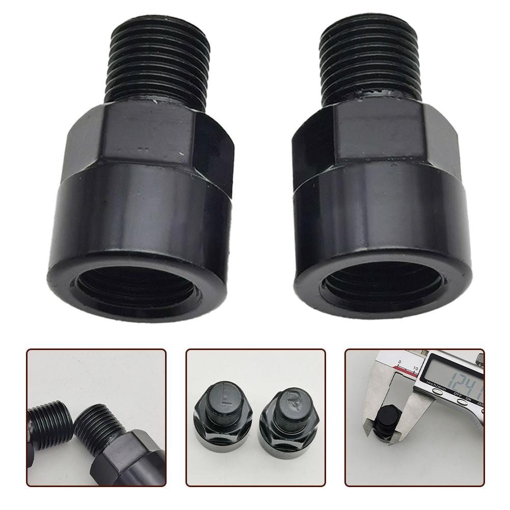 1pair Convert 1/2 Inch Cranks To 9/16 Inch Pedal With This Bicycle Pedal Adapter