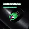 4PCS Luminous Decor Car Dustproof Tyre Valve Stem Caps Anto Accessory For BMW E90 E60 E46 E39 F30 F10 E87 X3 X4 X5 X1 G30 G20