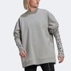 Adidas X Stella Mccartney Relaxed Casual Sports Pullover Sweatshirt Women Tops Gray HA8963