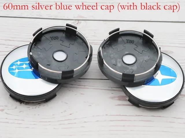 4PCS 60mm Car Wheel Center Covers Tire Hub Caps Emblem for Subaru XV WRC WRX BRZ FORESTER TRIBECA IMPREZA LEGACY OUTBACK STI X777