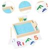 Sand Tray Educational Toys Wooden Sand Tray Learning Tool for  Painting Training Classroom Drawing