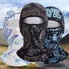 Balaclava Estivo Fresco Seta di Ghiaccio Ciclismo Copricapo Integrale Protezione Solare Anti-UV Maschera Facciale Sportiva Copricapo per Bici Moto Cappello da Uomo