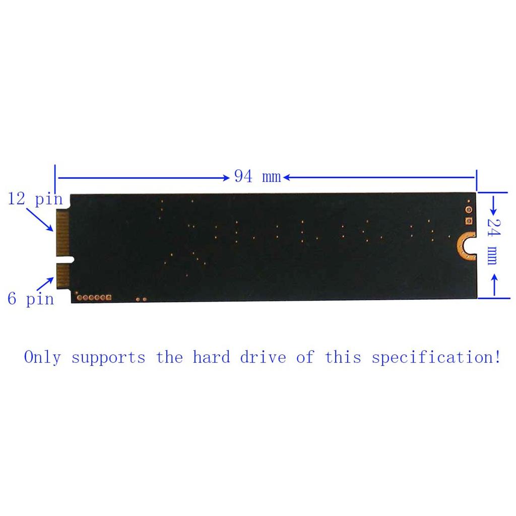 CHENYANG SATA 22p To mSATA Mini PCI E PCBA Assembly Only for UX31 UX21 XM11 SSD Solid State Disk 7+15 -