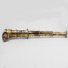 Brass Telescope Construction Glass Optics and High Magnification Camouflage Finish 45.72 Cm Long In Leather Bag