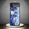 Genshin Impact Furina Phone Case For Samsung Galaxy Z Flip 7 6 5 4 3 5G Shockproof Cover Z Flip7 Flip6 ZFlip5 Flip3 Flip4 Luxury