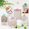 30 Chinchetas de Flor de Cinco Pétalos de Colores para Tableros de Corcho - Decoración Creativa para Tablón de Mensajes con Cabezas Grandes
