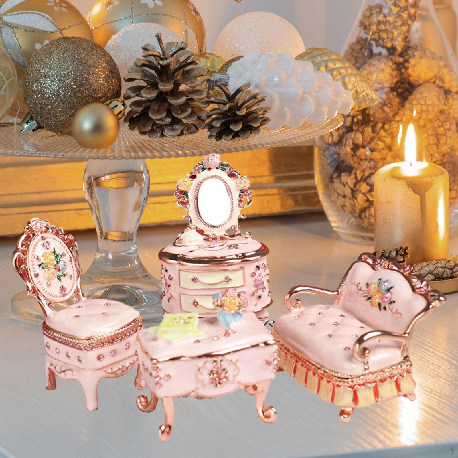 

Витрина для хранения ювелирных изделий с откидной конструкцией и эмалевым покрытием розовый