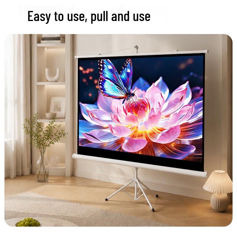 IN&VI 100-inch HD Portable Projector Screen 16:10 (16:9 Compatible)