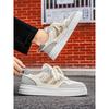 Men‘s Shoes Thick-Soled Mesh Breathable Youth Casual Board Shoes Summer Student Sports White Shoes Men.