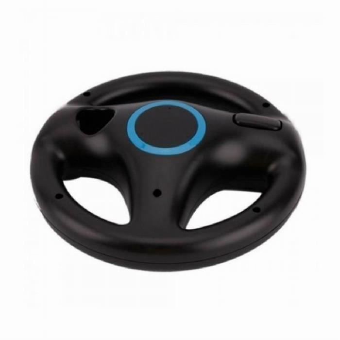 Manette de jeu - Kingwing® - MarioKart - Volant noir - Compatible Nintendo Wii - Accessoire Racing
