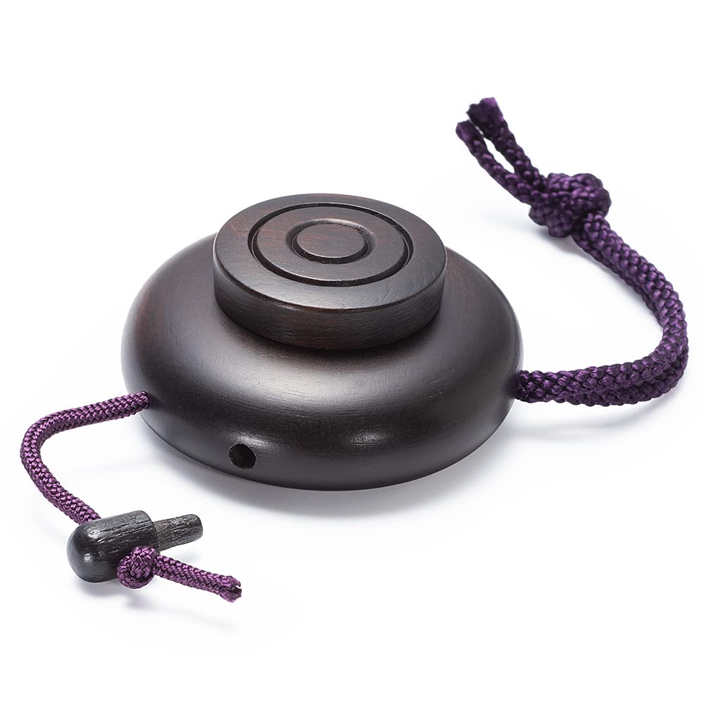 Buddhist altar shop Takita Shoten Incense Diameter and Convenient Incense Temple Buddhist Certificate Included Holder, Ebony, Small, 4.4cm Portable