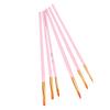 6pcs Paint Brushes Multimodal Nylon Hair 6 Different Sizes Oil Paint Brushes for Oil Watercolor Painting Gouaching Gift