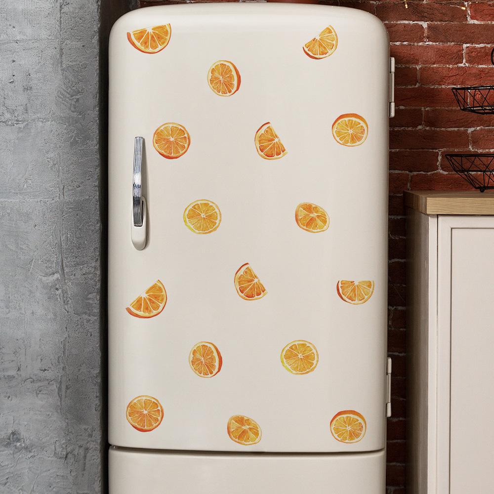 Fruit and Orange DIY Kitchen Dining Room Home Background Beautification Wall Stickers