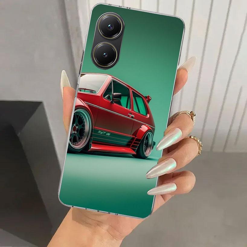 MK1 Golf Vintage Car Phone Case for Xiaomi Poco X5 X6 X7 Pro F7 Ultra M7 Redmi 15 15C 13 13C 12 12C 10 10A 10C 9 9A 9C 9T Shell
