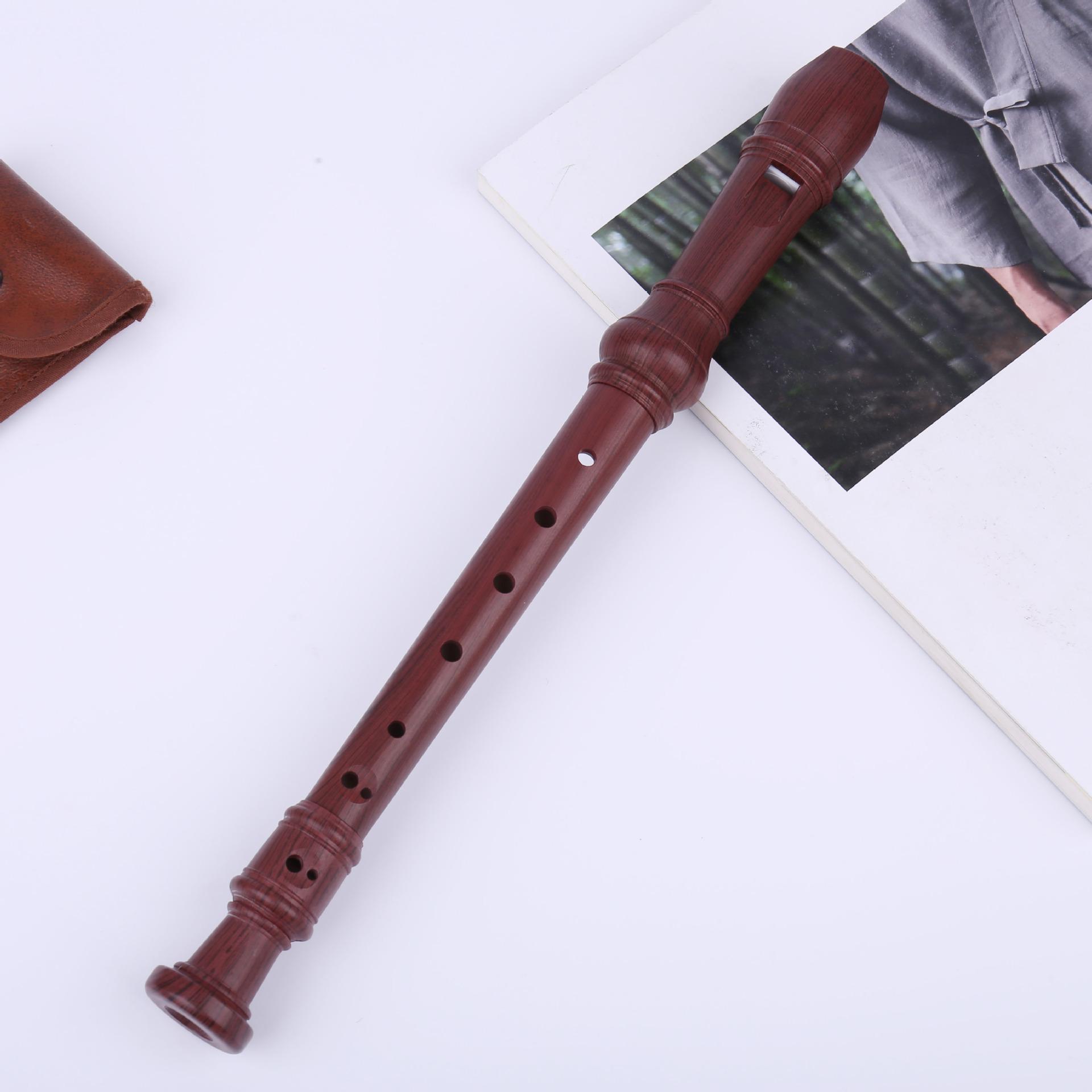Model Swan Soprano 8-Hole German Recorder for Students and Beginners
