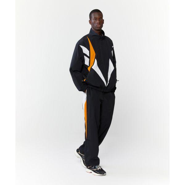 Reebok X Vector Collaboration Stand Collar Casual Long Sleeve Windbreaker Unisex Outerwear Black REJU4EJ30BK