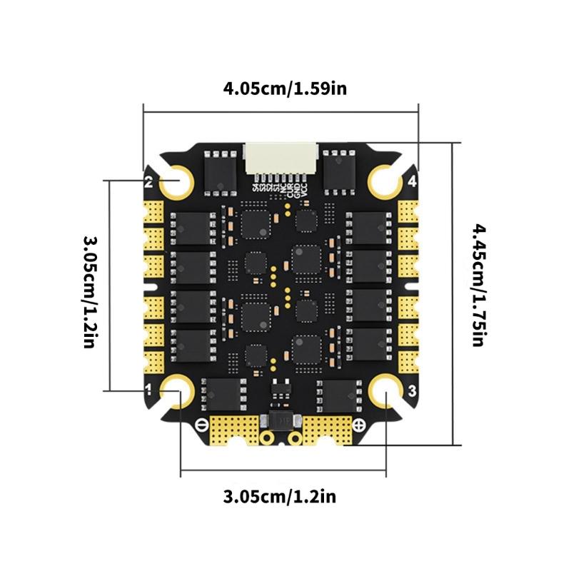4 in 1 ESC Mosfet Stable Voltages Overcurrent Protections Drones Flight Controller 3065S 65A/3075S 75A