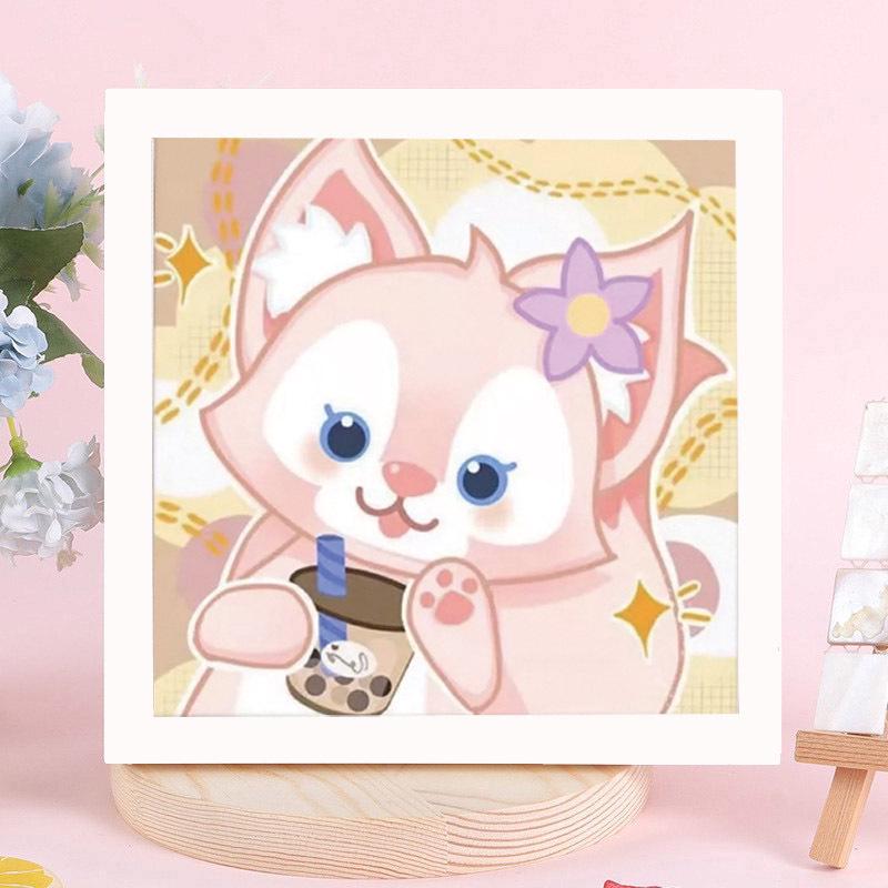Sanrio Children's Diamond Painting with Frame Stickers - DIY Handmade Gift Set