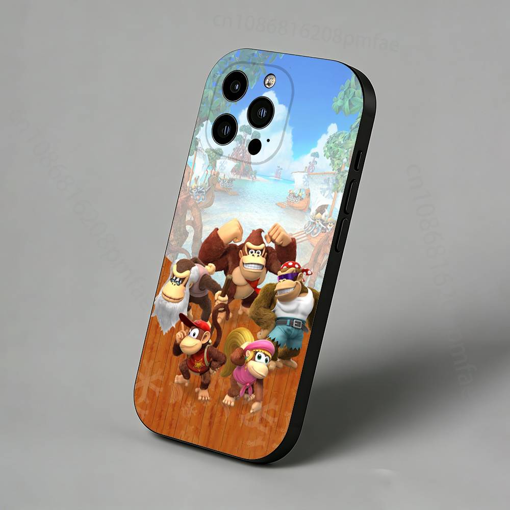Spiel D-Donkey Kong Affe Schlank Rückseite Handyhülle für iPhone 17,16,15,14,13,12,11 Pro,Max,Plus,X,XS,XR,SE,Mini Schutzhülle