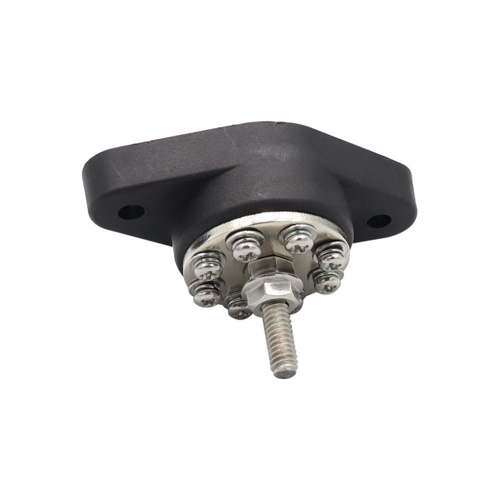 Battery Junction Post Bus Bar Power Distribution Block Single M6 Stud Terminal