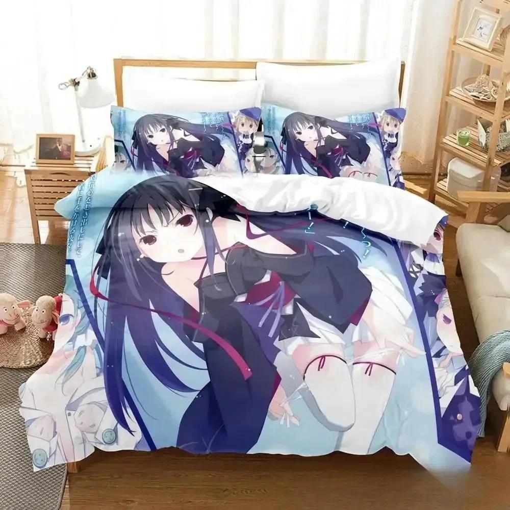 New Anime Unbreakable Machine-Dol Beding Set Printed With Pilowcase Bed Soft Duvet Cover Soft Single Double Quen Super King-Sized Dimensionsd