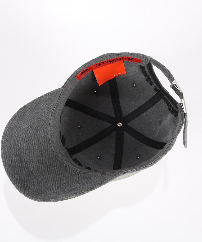 Seuteijial Volume Logo Washed Ball Cap [Pigment Grey]