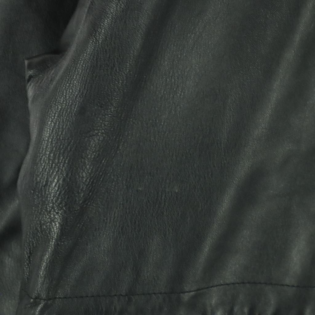 Long Sleeve Single Padding Leather Jacket S Brown Sheep Leather Men's Used