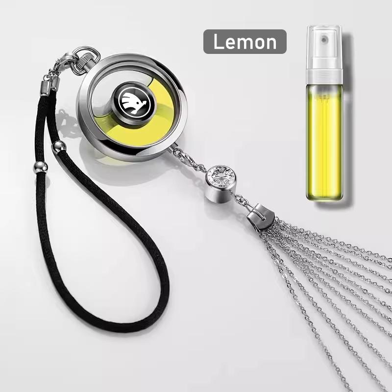 For Skoda Octavia Kodiaq Fabia Superb Karoq Yeti Rapid Mk3 A4 Car Pendant Perfume Bottle air freshener Interior Accessories lcvr69