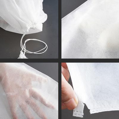 10Pcs/Set Shoe Dust Covers Non-Woven Dustproof Drawstring Clear Storage Bag