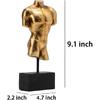 Guichifun Sculptures Home Decor Bust Male Statue - Figure Resin Decoration Modern Gold Decorative Figures Home Art Sculpture Christmas Birthday Gifts