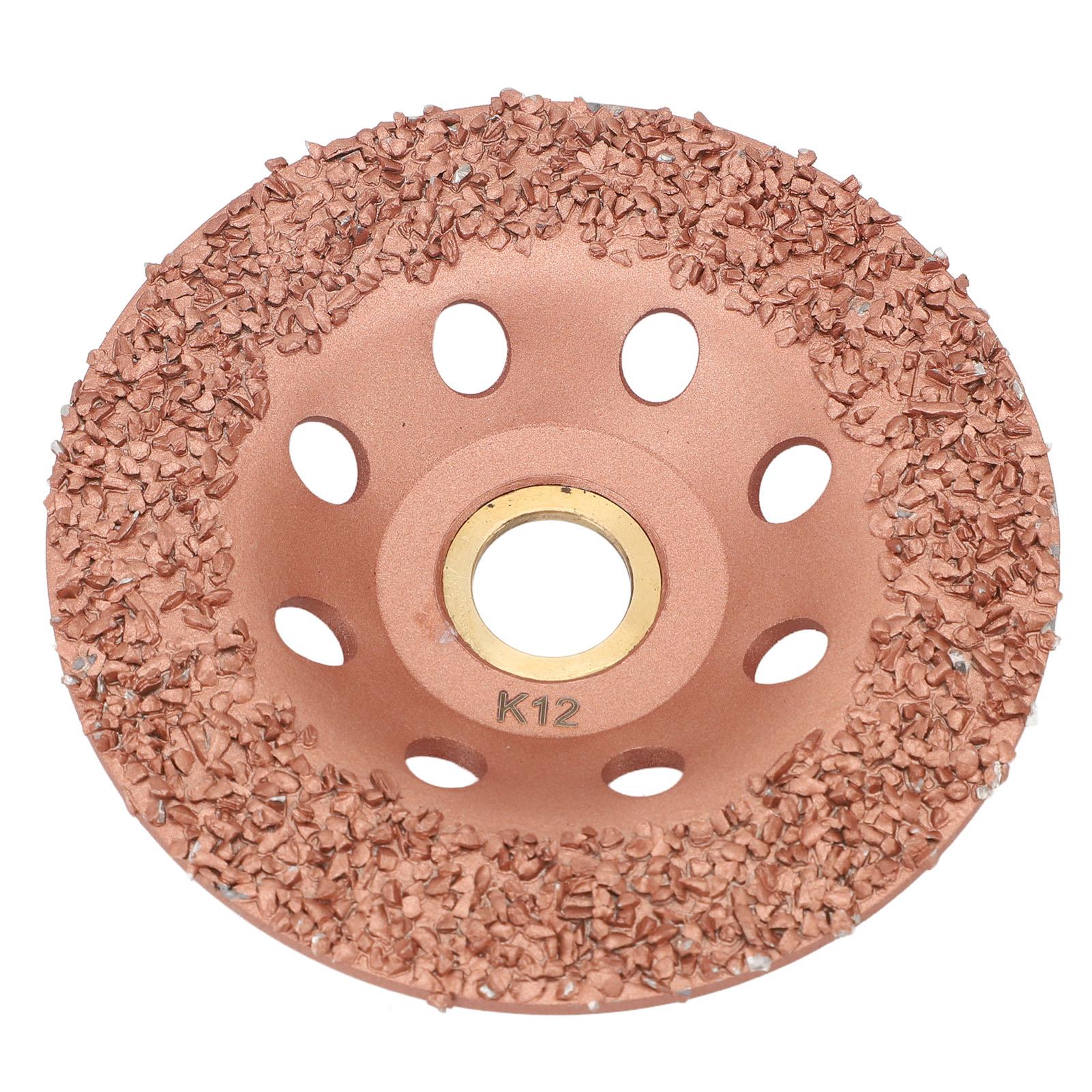 

HL Q7DMP Livestock Hoof Trimming Disc Ti Plated Hoof Trimming Grinding Wheel Plate Hooves Repair Tool for Cattle Horses