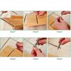 Stainless Steel Wire Cheese Slicer Wooden Cheese Cutting Board Durable Cheese Cutter  Cake Slicing
