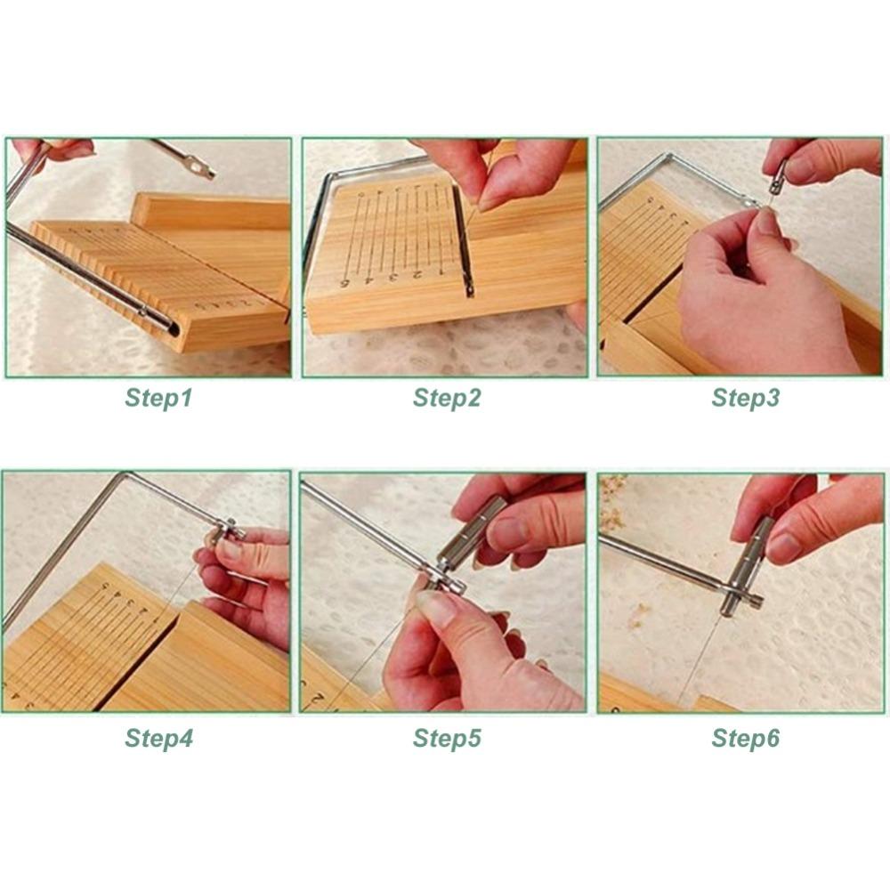 Stainless Steel Wire Cheese Slicer Wooden Cheese Cutting Board Durable Cheese Cutter  Cake Slicing