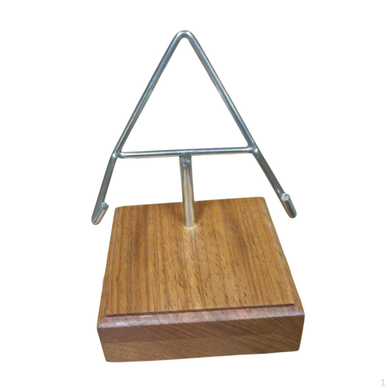 

Metal Arm Display Stand Home Decoration Easy to Use Convenient Rock Holder for Desktop Small